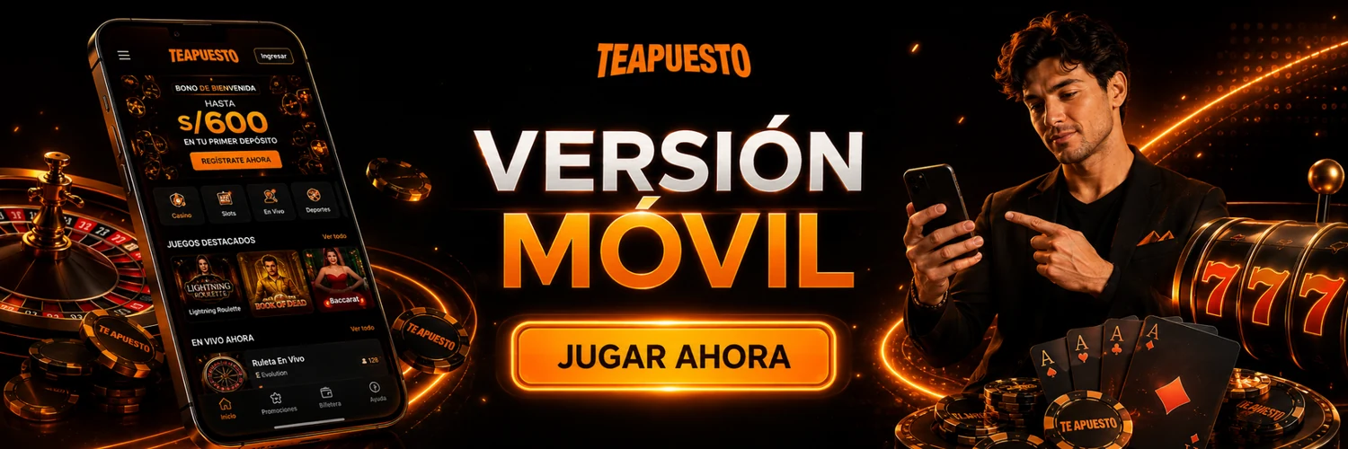 Versión móvil de Te Apuesto Casino España
